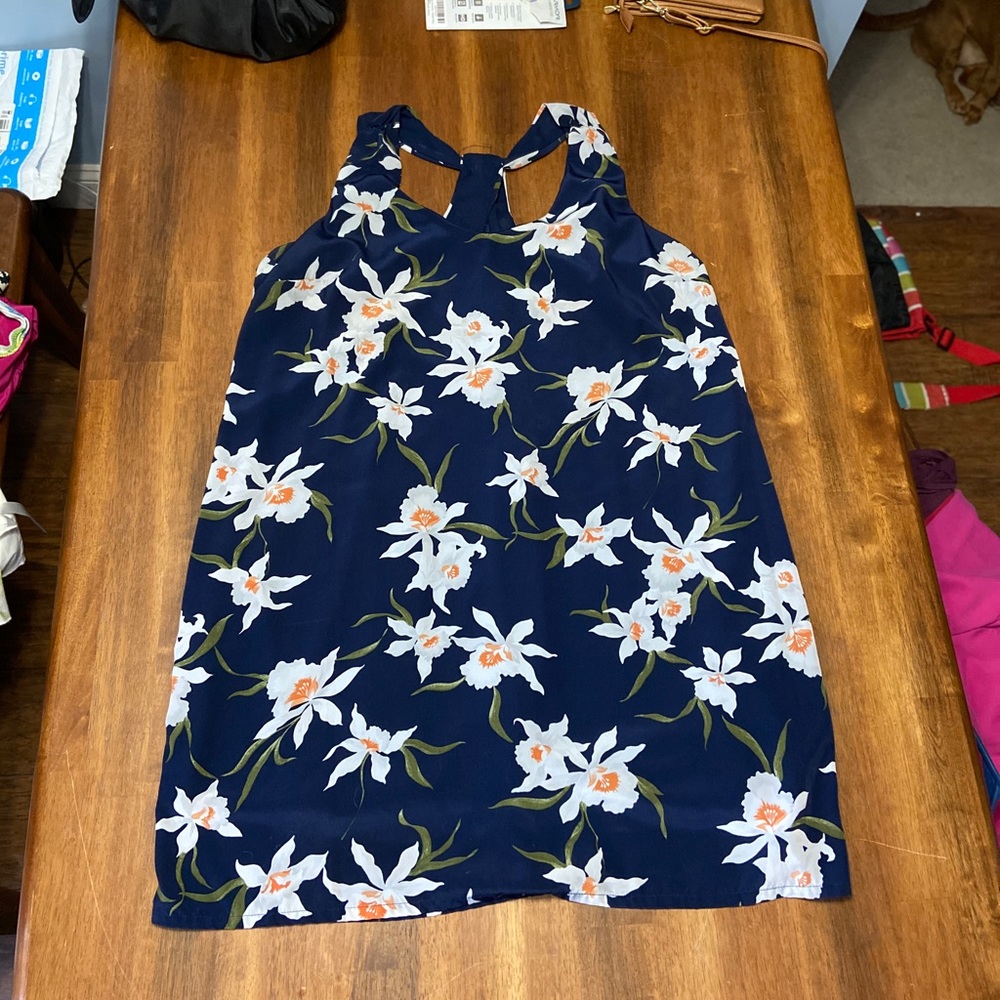 Old Navy Floral sheath dress, Racerback style, XL
